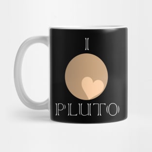 I heart Pluto Mug